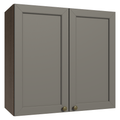 Armário Aéreo 70 cm 2 Portas Rustic/Cinza Vik Madesa