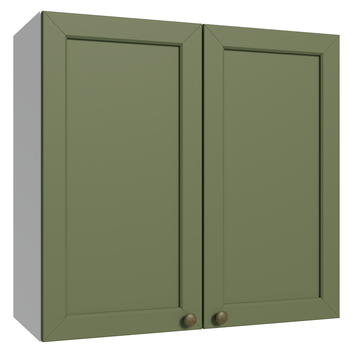 Armário Aéreo 70 cm 2 Portas Branco/Verde Vik Madesa