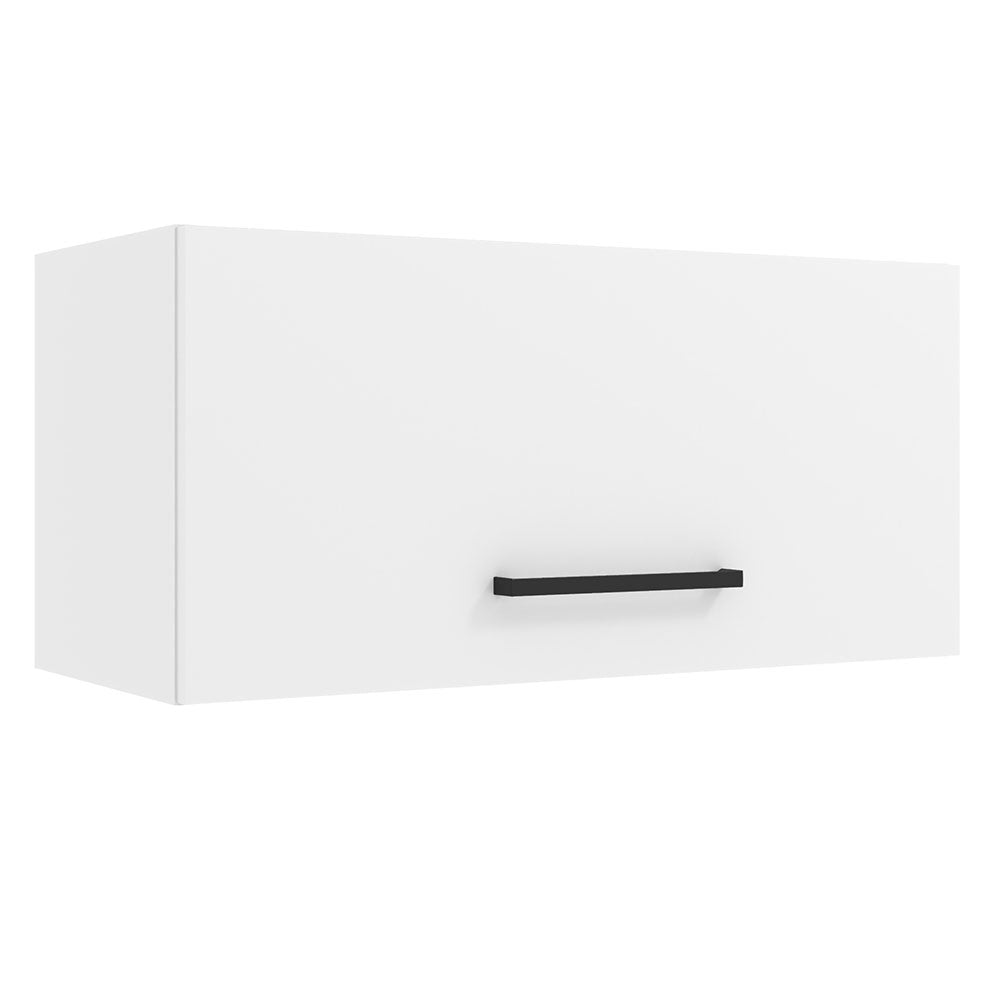 Armário Aéreo de Cozinha Madesa Agata 70 cm 1 Porta Basculante Branco