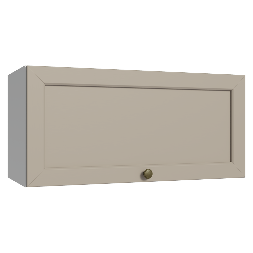 Armário Aéreo 70 cm 1 Porta Basculante Branco/Crema Vik Madesa