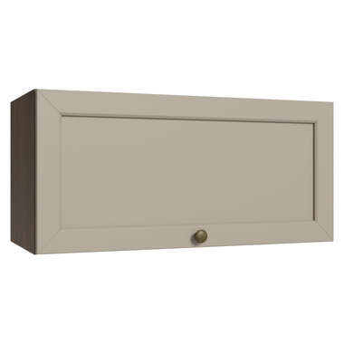 Armário Aéreo 70 cm 1 Porta Basculante Rustic/Crema Vik Madesa