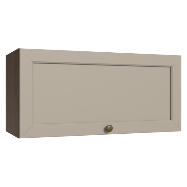 Armário Aéreo 70 cm 1 Porta Basculante Rustic/Crema Vik Madesa