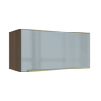 Armário Aéreo 70 cm 1 Porta Rustic/Cinza Lux Madesa