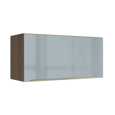 Armário Aéreo 70 cm 1 Porta Rustic/Cinza Lux Madesa