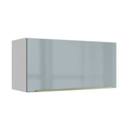 Armário Aéreo 70 cm 1 Porta Branco/Cinza Lux Madesa