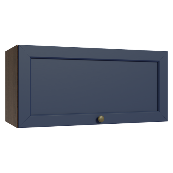 Armário Aéreo 70 cm 1 Porta Basculante Rustic/Azul Vik Madesa