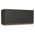 Armário Aéreo Madesa Reims 70 cm 1 Porta Preto