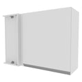 Armário Aéreo de Canto Madesa Glamy 1 Porta Branco