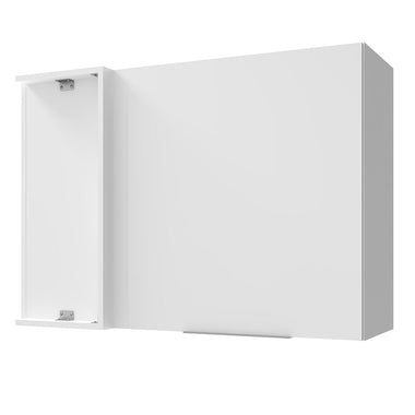 Armário Aéreo de Canto Madesa Stella 1 Porta Branco