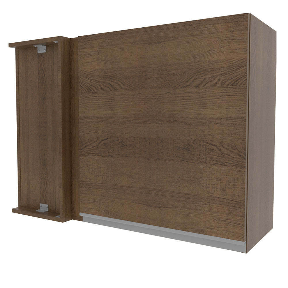 Armário Aéreo de Canto Madesa Glamy 1 Porta Rustic