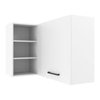 Armário Aéreo de Canto Madesa Agata 1 Porta para linha de 60 cm de profundidade Branco