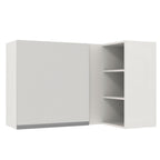 Armário Aéreo de Canto Madesa Glamy 1 Porta para linha de 60 cm de profundidade Branco