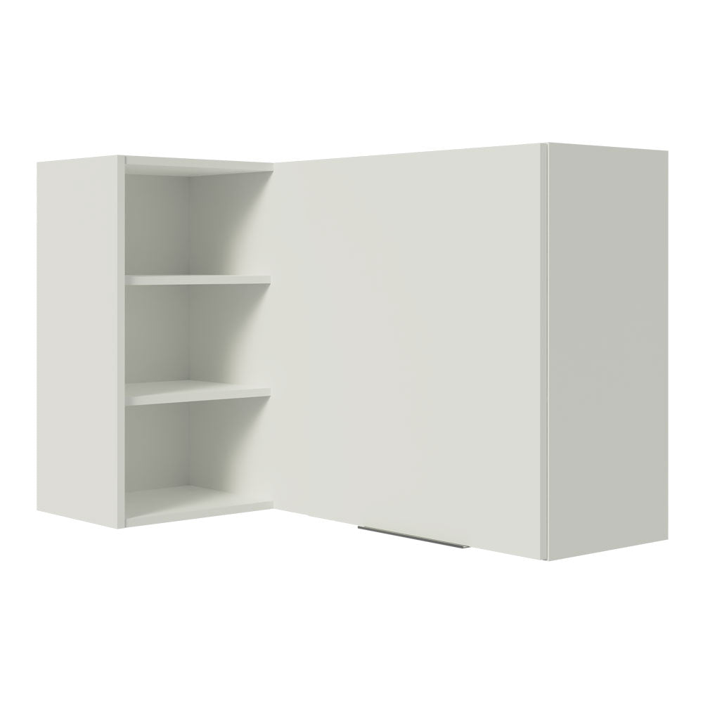 Armário Aéreo de Canto Madesa Stella 1 Porta para linha de 60 cm de profundidade Branco