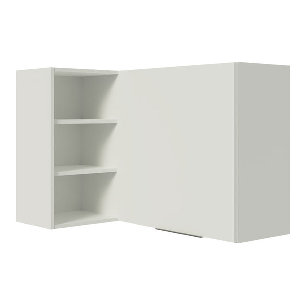 Armário Aéreo de Canto Madesa Stella 1 Porta para linha de 60 cm de profundidade Branco