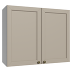 Armário Aéreo 80 cm 2 Portas Branco/Crema Vik Madesa