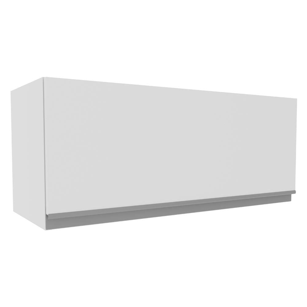 Armário Aéreo Madesa Glamy 80 cm 1 Porta Basculante Branco
