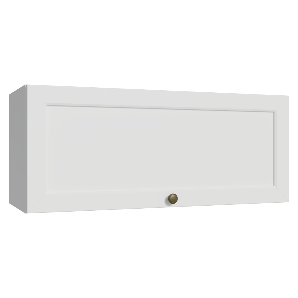 Armário Aéreo 80 cm 1 Porta Basculante Branco Vik Madesa