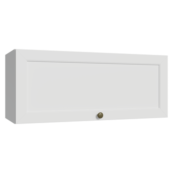 Armário Aéreo 80 cm 1 Porta Basculante Branco Vik Madesa
