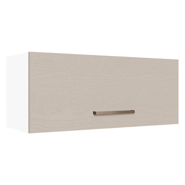 Armário Aéreo 80 cm 1 Porta Basculante Branco/Crema Agata Madesa