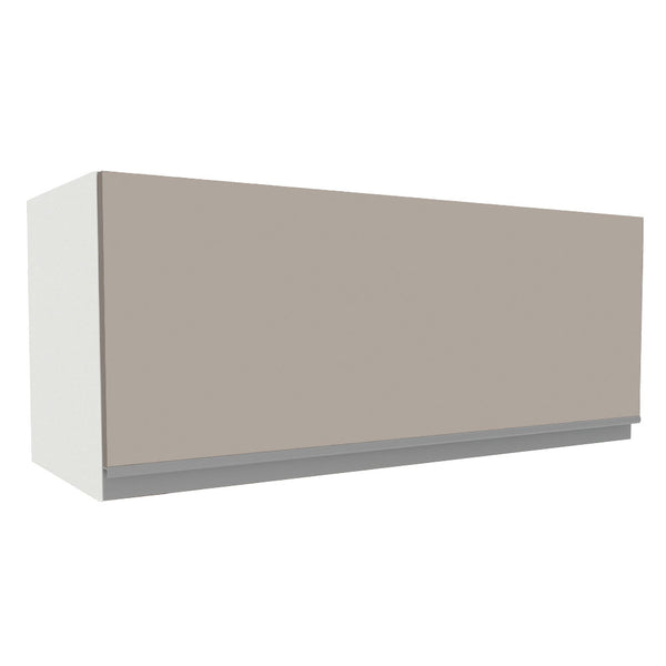 Armário Aéreo Madesa Glamy 80 cm 1 Porta Basculante Branco/Crema