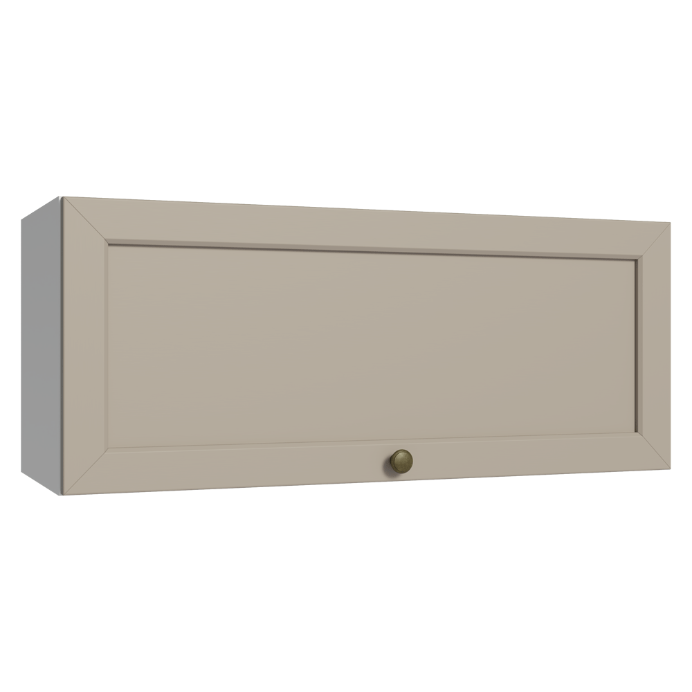 Armário Aéreo 80 cm 1 Porta Basculante Branco/Crema Vik Madesa