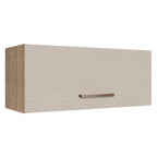 Armário Aéreo 80 cm 1 Porta Basculante Rustic/Crema Agata Madesa
