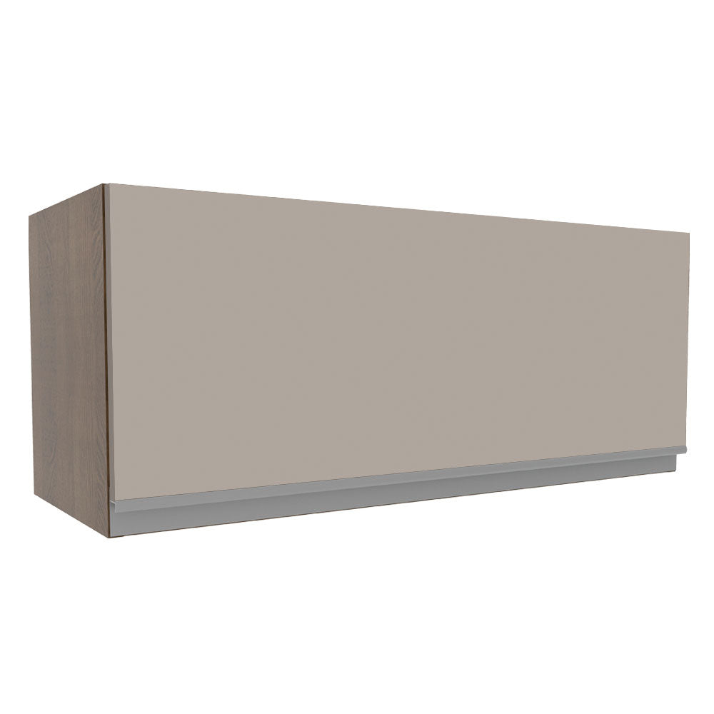 Armário Aéreo Madesa Glamy 80 cm 1 Porta Basculante Rustic/Crema