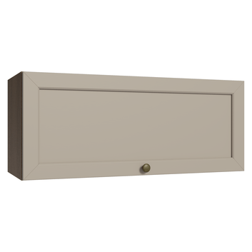 Armário Aéreo 80 cm 1 Porta Basculante Rustic/Crema Vik Madesa