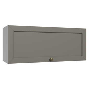 Armário Aéreo 80 cm 1 Porta Basculante Branco/Cinza Vik Madesa