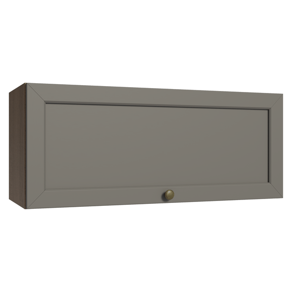 Armário Aéreo 80 cm 1 Porta Basculante Rustic/Cinza Vik Madesa