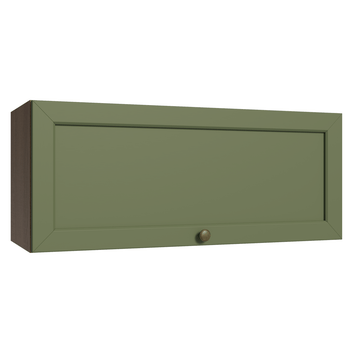 Armário Aéreo 80 cm 1 Porta Basculante Rustic/Verde Vik Madesa