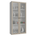 Módulo Cristaleira 70 cm 2 Portas de Vidro Branco/Crema Vik Madesa