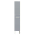 Paneleiro Madesa Emilly 2 Portas Rustic/Cinza