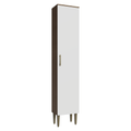 Paneleiro 40 cm 1 Porta Rustic/Branco Lille Madesa
