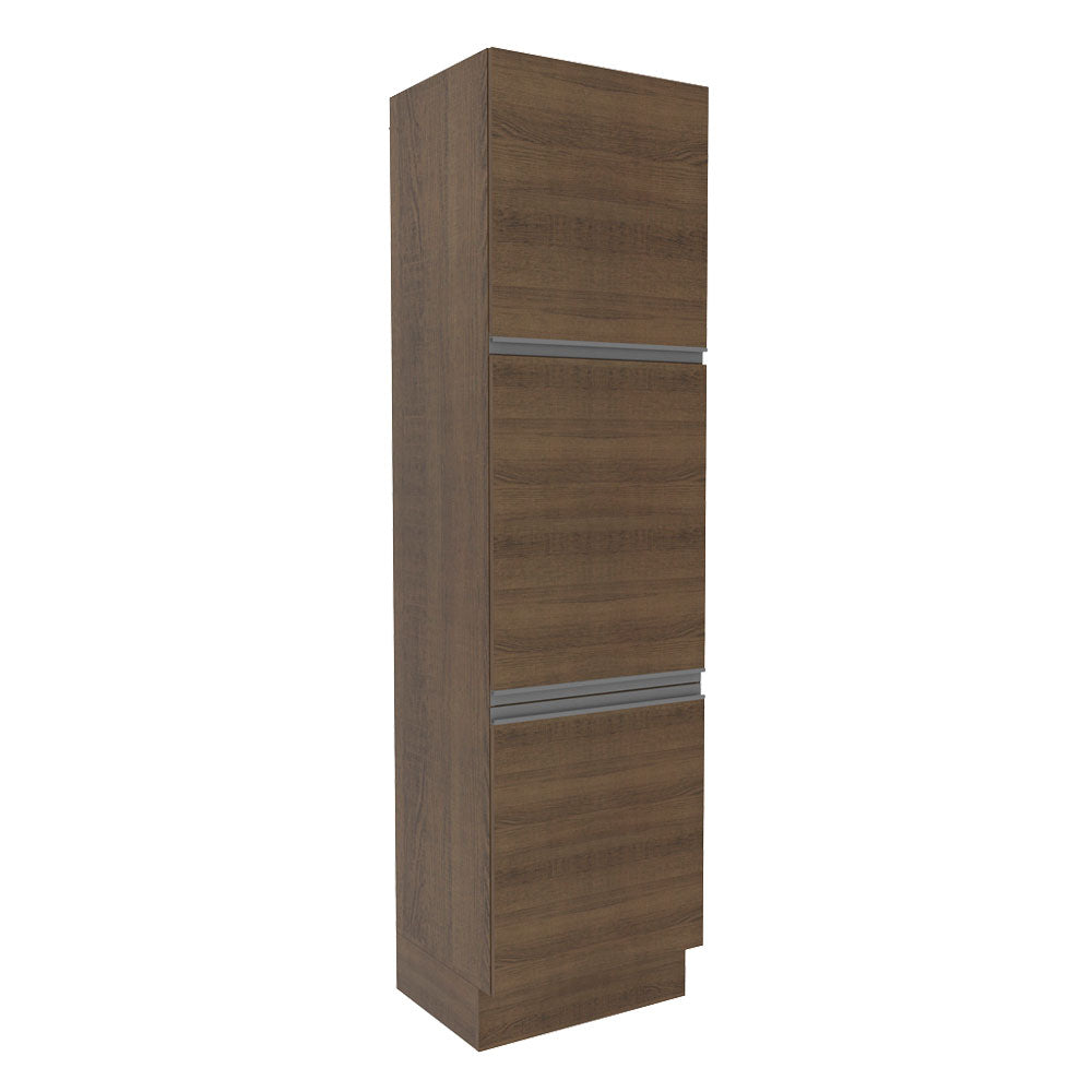 Paneleiro Madesa Glamy 60 cm 3 Portas Rustic