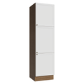 Paneleiro 60 cm 3 Portas Rustic/Branco Vik Madesa