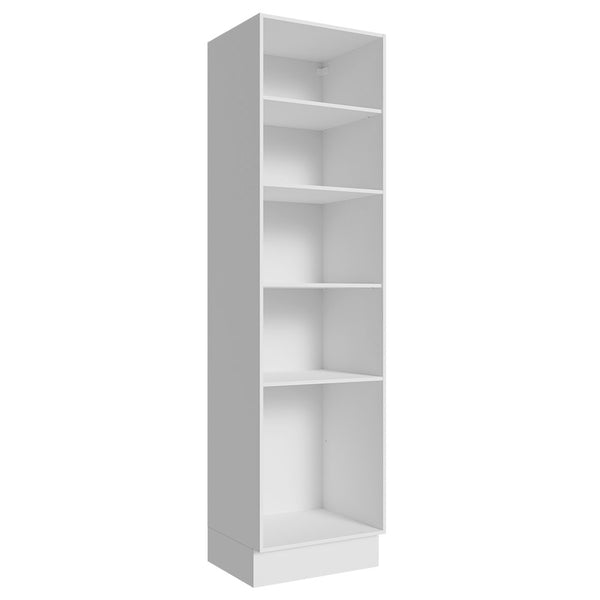 Paneleiro 60 cm com Nichos Abertos para Cozinha Madesa Glamy, Agata, Stella Branco