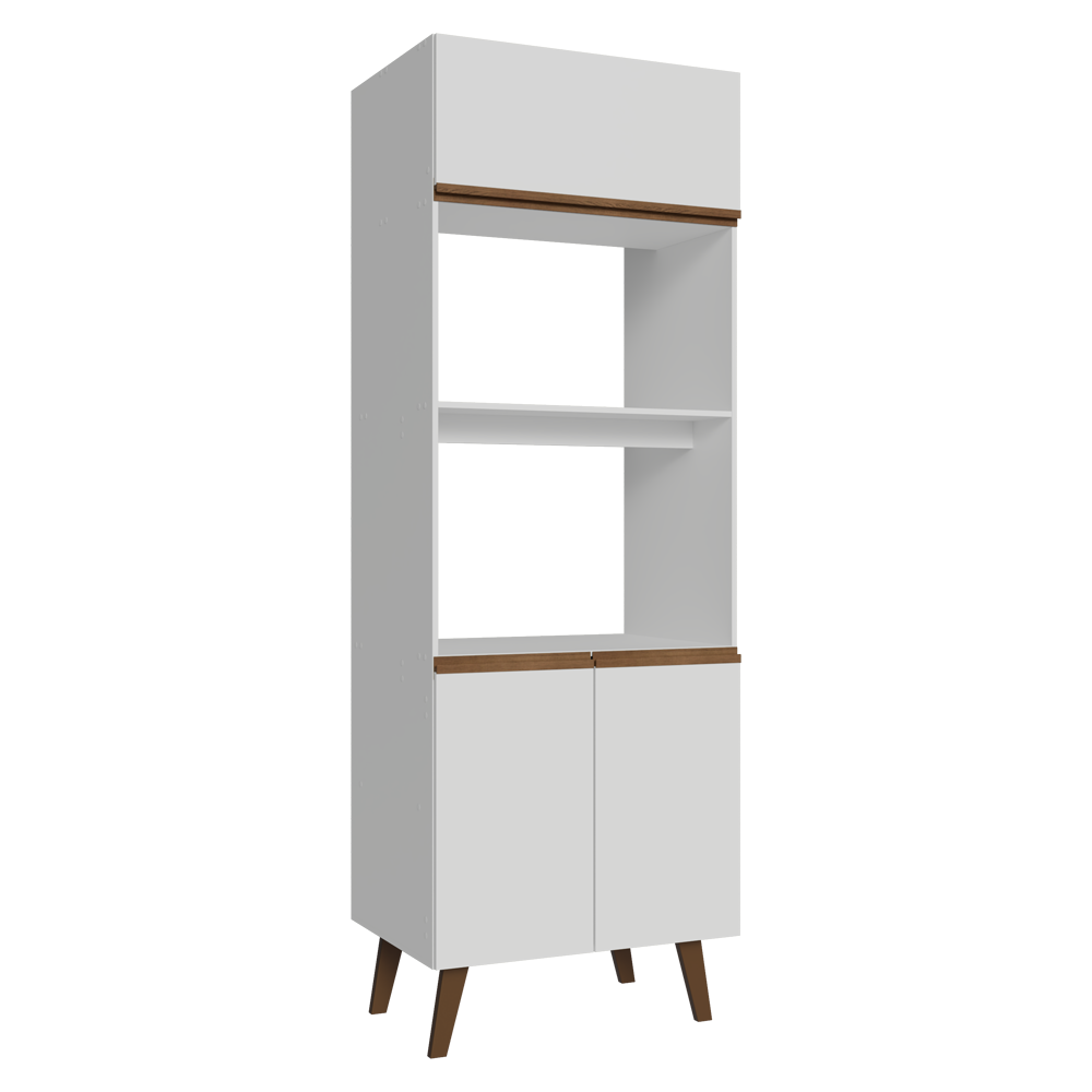 Torre Quente com 3 Portas 70 cm Branco Pieta Madesa