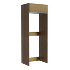 Porta-Geladeira Madesa Glamy 1 Porta Basculante Rustic