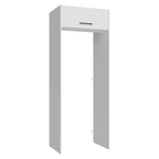 Porta-Geladeira 83 cm 1 Porta Basculante Branco Agata Madesa