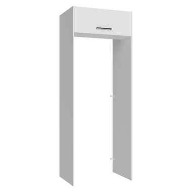 Porta-Geladeira 83 cm 1 Porta Basculante Branco Agata Madesa