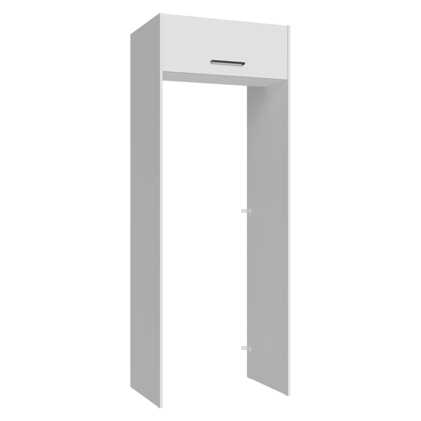 Porta-Geladeira 83 cm 1 Porta Basculante Branco Agata Madesa