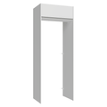 Porta-Geladeira 83 cm 1 Porta Basculante Branco Glamy Madesa