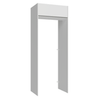 Porta-Geladeira 83 cm 1 Porta Basculante Branco Glamy Madesa