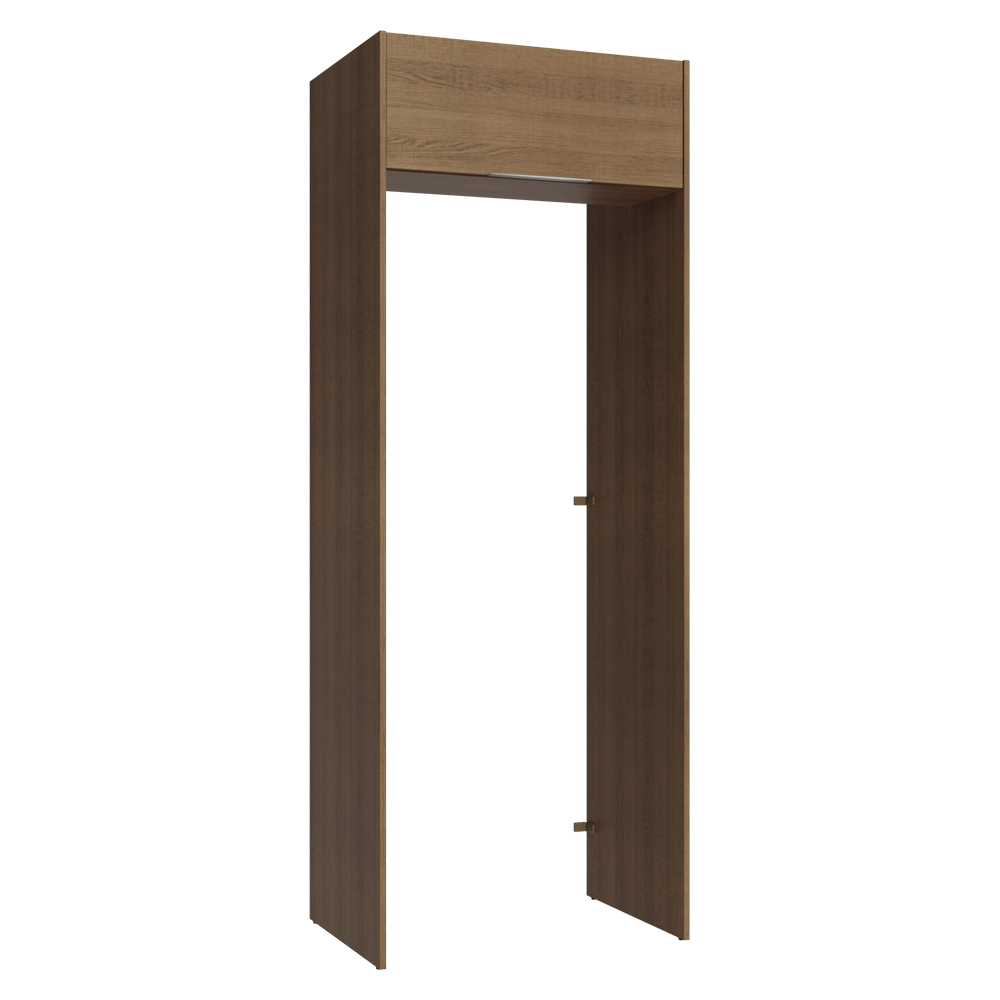 Porta-Geladeira 83 cm 1 Porta Basculante Rustic Stella Madesa