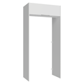 Porta-Geladeira 103 cm 1 Porta Basculante Branco Stella Madesa