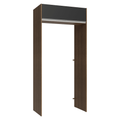 Porta-Geladeira 103 cm 1 Porta Basculante Rustic/Preto Glamy Madesa