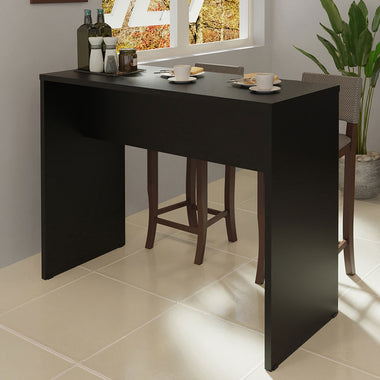 Bancada para Cozinha Madesa 115 cm Preto