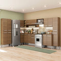 Armário de Cozinha Completa de Canto 513cm Rustic Emilly Live Madesa 01