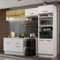 Armário de Cozinha Completa 270cm Branco Agata Madesa 05
